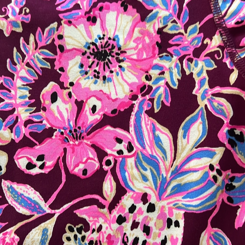 Lilly Pulitzer UPF 50 Luxletic 24" South Beach High Rise Midi Legging, NWT - Picture 9 of 9